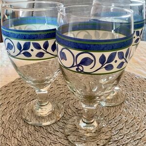 Pfaltzgraff Orleans Goblets Set of 3